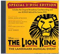 Walt Disney Records – Lion King On Broadway – Avec DVD