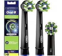 ORIGINAL BROSSES ELECTRIQUES POUR ORAL-B CROSSACTION EB50 NOIR 2 pièces