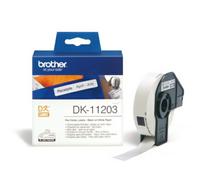 Brother DK-11203 - (17 mm x 87 mm) - Noir sur blanc - Étiquette