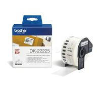 Brother DK-22225 ruban d'étiquette Noir sur blanc