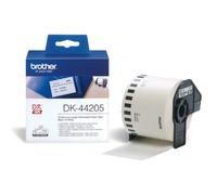 Brother DK44205 Rouleau de 15m continu support papier adhésif repositionnable 62mm Brother