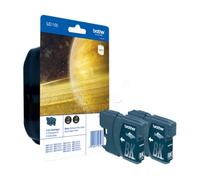 Original Brother LC1100BKBP2DR Cartouche d'encre noire