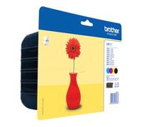 Brother LC121 Multipack cartouche d'encre C/M/Y/K authentique (TVA incluse)