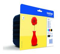 Brother - LC121 - Cartouche d'encre Cyan/Magenta/Jaune/Noir