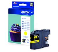 Brother LC-123Y cartouche d'encre 1 pièce(s) Original Rendement élevé (XL) Jaune