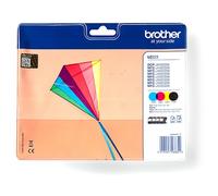 Brother LC223VALBPDR cartouche d'encre 4 pièce(s) Original Noir, Cyan, Magenta, Jaune