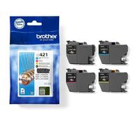 Brother LC421VAL - Pack de 4 cartouches d'encre originales