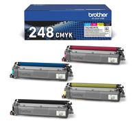 Brother TN-248VAL Cartouche de toner 4 pièce(s) Original Noir, Cyan, Magenta, Jaune