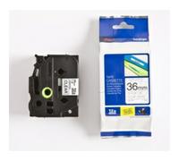 Brother TZe-161 - (36 mm) - Noir sur transparent - Ruban