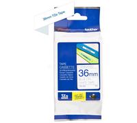 Brother TZe-263 - (36 mm) - Bleu sur blanc - Ruban