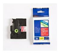 Brother TZe-435 - (12 mm) - Blanc sur rouge - Ruban