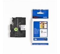 Original Brother TZEN221 P-Touch Ruban noir sur blanc laminé 9mm x 8m
