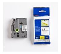 Original Brother TZES241 P-Touch Ruban noir sur blanc laminé extra fort 18mm x 8m