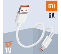 Original - Câble de Chargeur 1M Turbo Fast Charge 6A USB-A vers Type-C - Origine - Pour Xiaomi Mi 10 11 11T Lite Pro - Redmi Note 9 10 10C 11 11S Pro 5G