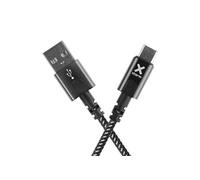 Original - Câble USB - USB (M) pour 24 pin USB-C (M) - 20 V - 3 A - 3 m - noir