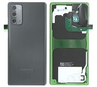Original Cache Batterie arrière pour Samsung Galaxy Note 20 5G N981 Noir/Film adhésif pré-monté en Usine et Verre d’Appareil Photo