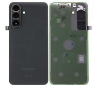 Original Cache Batterie arrière pour Samsung Galaxy Samsung Galaxy A56 A566B Noir/Film adhésif pré-monté en Usine et Verre d’Appareil Photo