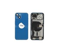 Original Cache Batterie et Vitre Arrière Grade A Bleu Pulled pour iPhone 13