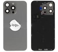 Original Cache Batterie et Vitre Arrière Grade A Gris Pulled pour iPhone 15 Pro Max