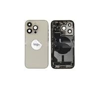 Original Cache Batterie et Vitre Arrière Grade A plus Chassis intermédiare Doré Pulled pour iPhone 14 Pro