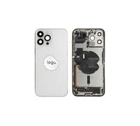 Original Cache Batterie et Vitre Arrière Grade C Argent Pulled pour iPhone 13 Pro Max