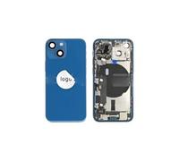 Original Cache Batterie et Vitre Arrière Grade C Bleu Pulled pour iPhone 13 mini