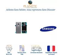 Original Cache Batterie Vitre Arrière Argent pour Samsung Galaxy S9 G960