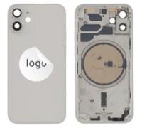 Original Cache Batterie Vitre Arrière Blanche pour iPhone 12 Mini (Pulled A)