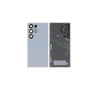 Original Cache Batterie Vitre Arrière Bleu Titane pour Galaxy S24 Ultra 5G S928 GH82-33349F