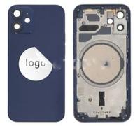 Original Cache Batterie Vitre Arrière Bleue pour iPhone 12 Mini (Pulled A)