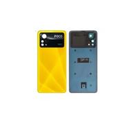 Cache batterie vitre arrière - POCO - Poco X4 Pro 5G - Jaune - Original - Réf. 5600060K6P00