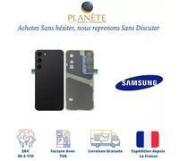Original Cache Batterie Vitre Arrière Noir pour Samsung Galaxy S23 Plus 5G S916