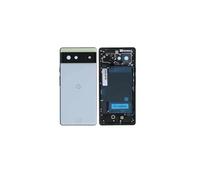 Original Cache Batterie Vitre Arrière PULLED Gris Océan pour Pixel 6 (Grade C)