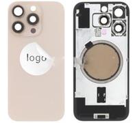 Original Cache Batterie Vitre Arrière Titane Desert Avec MagSafe pour iPhone 16 Pro (Pulled A)