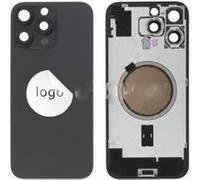 Original Cache Batterie Vitre Arrière Titane Noir pour iPhone 16 Pro Max (Pulled B) Noir