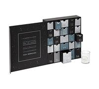 Original Calendrier de l'avent avec 25 Bougies parfumées dans Pots en Verre avec Citation - Version Allemande