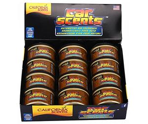 'Original California Car Scents - Lot de 12 boîtes "Capistrano Coconut avec couvercle