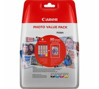 Canon Encre CLI-571 C/M/Y/BK Multipack d'origine pack bundle noir, cyan, magenta, jaune 0386C008