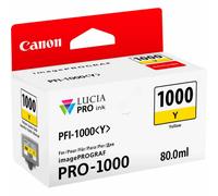 Cartouche encre Jaune PFI-1000 Y Canon 80 ml