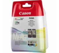 Original Canon 2970B010 / PG510+CL511 Cartouche à tête d'impression multi pack