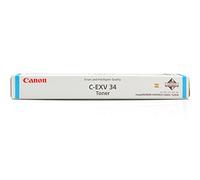 Original Canon 3783B002 / C-EXV34 toner (cyan, env. 16.000 Pages) pour Imagerunner Advance C 2020, Advance C 2025, Advance C 2030, Advance C 2220, Advance C 2225, Advance C 2230, C 2220, C 2225, C 2230; Imagerunner C 2020, 2025, 2030; IR Advance C 2020, Advance C 2025, Advance C 2030, Advance C 2220, Advance C 2225, Advance C 2230; IR C 2020, 2030; IR-C 2020, 2025, 2030, 2220, 2225, 2230