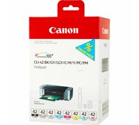 Canon Multipack de 8 cartouche d'encre CLI-42 BK/GY/LGY/C/M/Y/PC/PM