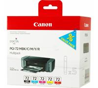 Canon Multipack de cartouches d'encre PGI-72 MBK/C/M/Y/R 5