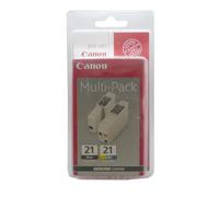 Original Canon Encre Cartouche BCI-21 Multipack Noir + Couleur pour Bjc 400 455