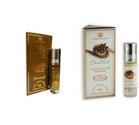 Original & Choco Musk Concentrated Perfume Oil Pack of 2 | Long-Lasting Alcohol-Free Attar for Men & Women | 6ml Each Roll-On