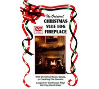 Original Christmas Yule Log Fireplace