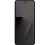 Samsung EF-PF766 - Coque de Protection en Silicone avec Anneau de Support pour Smartphone Galaxy Z Flip7 - Résistante aux Chocs - Fine et adhérente - Noir