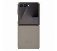 Original Coque KindSuit en Cuir Végan pour Samsung Galaxy Z Flip 7 - Taupe