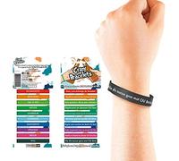 10 Bracelets Défis Humoristique Multicolore