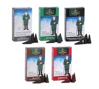 Original Crottendorfer Encens Mélange de Noël - Lot économique - Lot de 5 paquets de 24 cônes parfumés, taille M